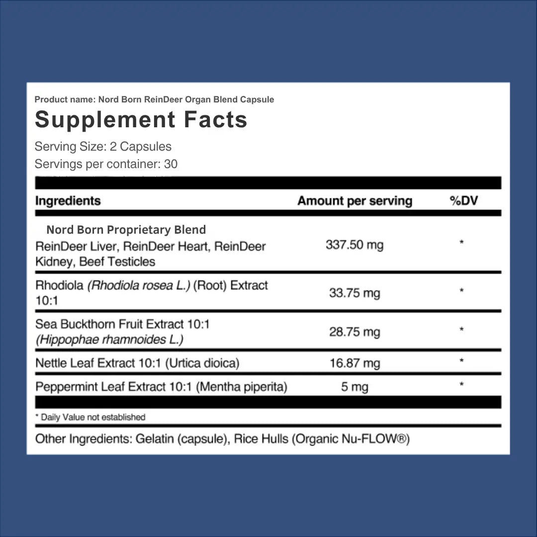 Arctic Reindeer Testosterone Support